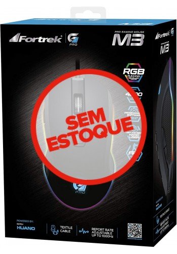 Mouse Gamer M3 4800DPI - FORTREK